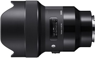 Sigma 14 мм f/1.8 DG HSM Art объектив для Sony цена и информация | Объективы | kaup24.ee