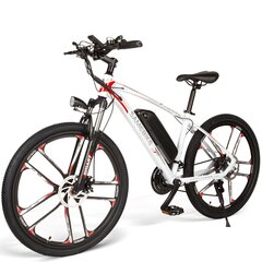 Электровелосипед Samebike MY-SM26, 2", белый, 350Вт, 8Ач цена и информация | Электровелосипеды | kaup24.ee