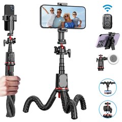 Paindlik selfie stick ja statiiv puldiga LIVMAN C03 цена и информация | Моноподы для селфи («Selfie sticks») | kaup24.ee