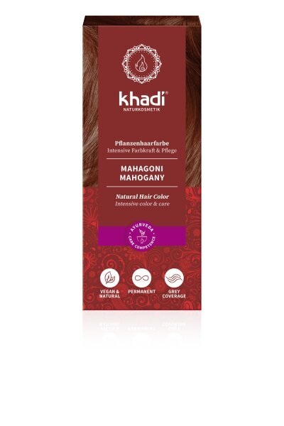 Looduslik juuksevärv Khadi Mahagoni, 100g цена и информация | Juuksevärvid | kaup24.ee