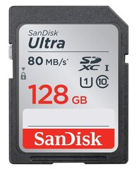 SanDisk UHS-I/SDSDUNB-128G-GN6IN hind ja info | Sandisk Mobiiltelefonid, foto-, videokaamerad | kaup24.ee