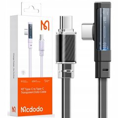 Mcdodo Высокоскоростной угловой кабель USB-C PD 65W 1,2M черный цена и информация | Кабели для телефонов | kaup24.ee