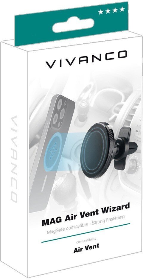 Vivanco MAG Air Vent Wizard, Apple iPhone MagSafe hind ja info | Mobiiltelefonide hoidjad | kaup24.ee