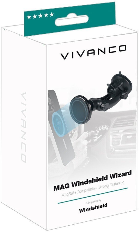 Vivanco MAG Windshield Wizard hind ja info | Mobiiltelefonide hoidjad | kaup24.ee