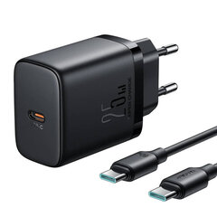 Сетевая зарядка Joyroom JR-TCF11 USB-C 25W белая цена и информация | Зарядные устройства для телефонов | kaup24.ee