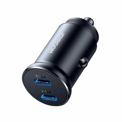 Автомобильная зарядка Joyroom CCN06 2xUSB-C 30W черный цена и информация | Зарядные устройства для телефонов | kaup24.ee
