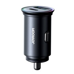 Автомобильная зарядка Joyroom JR-CCN04 USB-C/USB-A 60W черный цена и информация | Зарядные устройства для телефонов | kaup24.ee