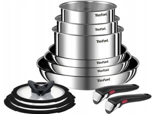 Tefal pottide ja pannide komplekt Ingenio Emotion L897SB74, 11 osa hind ja info | Potid ja kiirkeedupotid | kaup24.ee