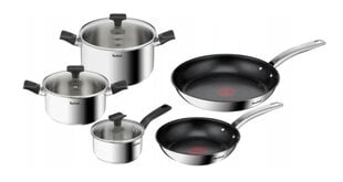 Tefal pottide ja pannide komplekt B925S655 B817S255, 16/20/24/20/26 cm, 8 tk цена и информация | Кастрюли, скороварки | kaup24.ee