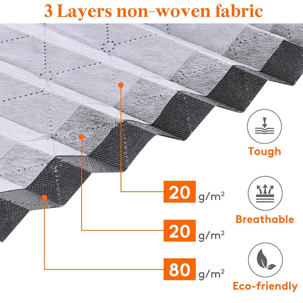 4 tk säilituskarpe, riiete organiseerija, 60x40x35 cm LIVMAN hind ja info | Hoiukastid ja -korvid | kaup24.ee