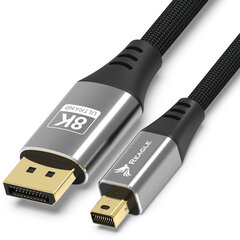 Reagle'i RDP150P DisplayPort 1.4 kaabel, PRO 8K 4K 144Hz 1M kaabel цена и информация | Кабели и провода | kaup24.ee