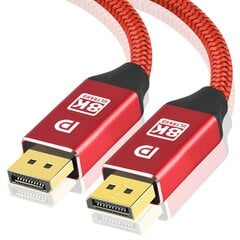 Reagle DisplayPort 1.4 DP-DP 8K60Hz 4K kaabel, 2m цена и информация | Кабели и провода | kaup24.ee