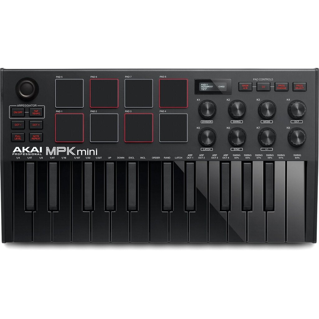 Klaver Akai, MPK Mini MK3, MIDI USB hind ja info | Klahvpillid | kaup24.ee