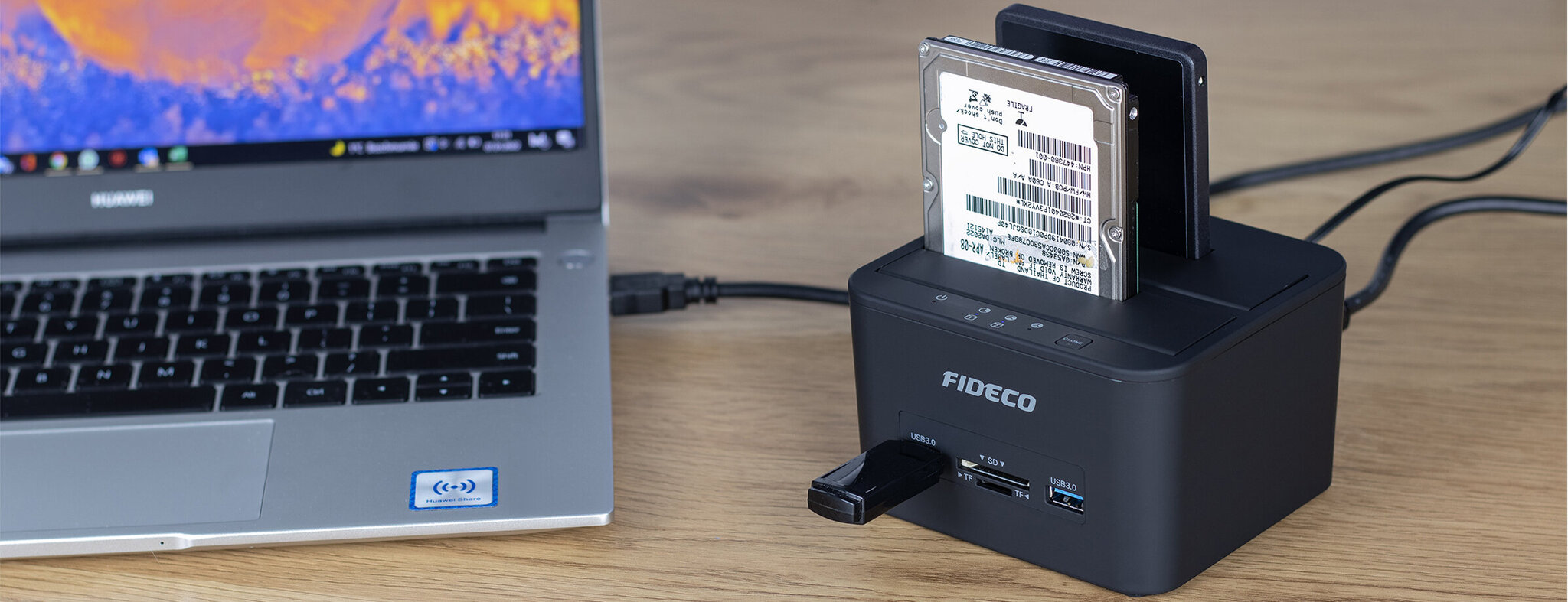 Dokkimisjaam HDD- ja SDD-kettale koos kaardilugeja ja USB hind ja info | Sisemised kõvakettad (HDD, SSD, Hybrid) | kaup24.ee