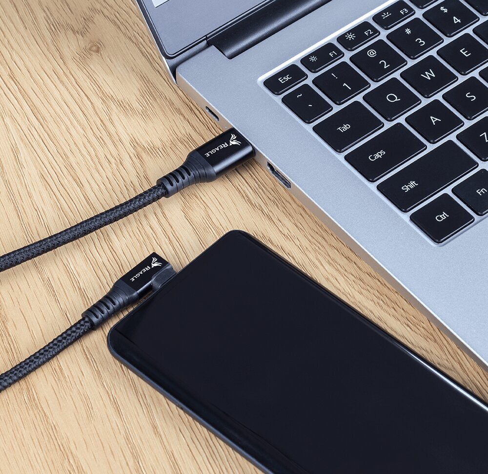 Reagle'i RUCA500KL USB-A - USB-C kaabel цена и информация | USB jagajad, adapterid | kaup24.ee