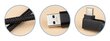 Reagle'i RUCA500KL USB-A - USB-C kaabel hind ja info | USB jagajad, adapterid | kaup24.ee