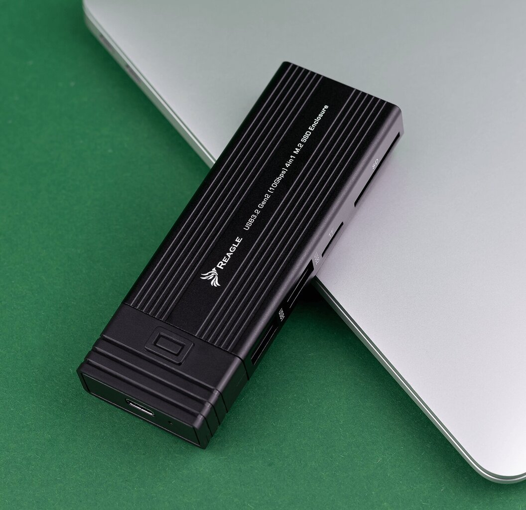 Reagle NVME SATA M.2 SSD HUB USB-C 3.1 M2 korpus цена и информация | Sisemised kõvakettad (HDD, SSD, Hybrid) | kaup24.ee