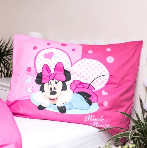 Laste voodipesukomplekt 140x200 Minnie Mouse цена и информация | Beebide ja laste voodipesu | kaup24.ee