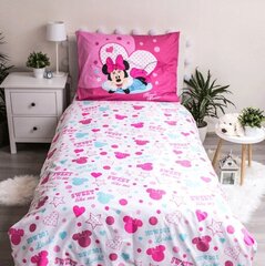 Laste voodipesukomplekt 140x200 Minnie Mouse цена и информация | Детское постельное бельё | kaup24.ee