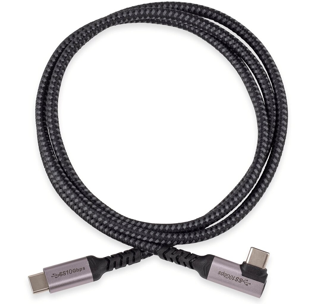 Reagle Angular Thunderbolt 3 USB-C 100W 4K 60Hz kaabel 0,5m hind ja info | Mobiiltelefonide kaablid | kaup24.ee