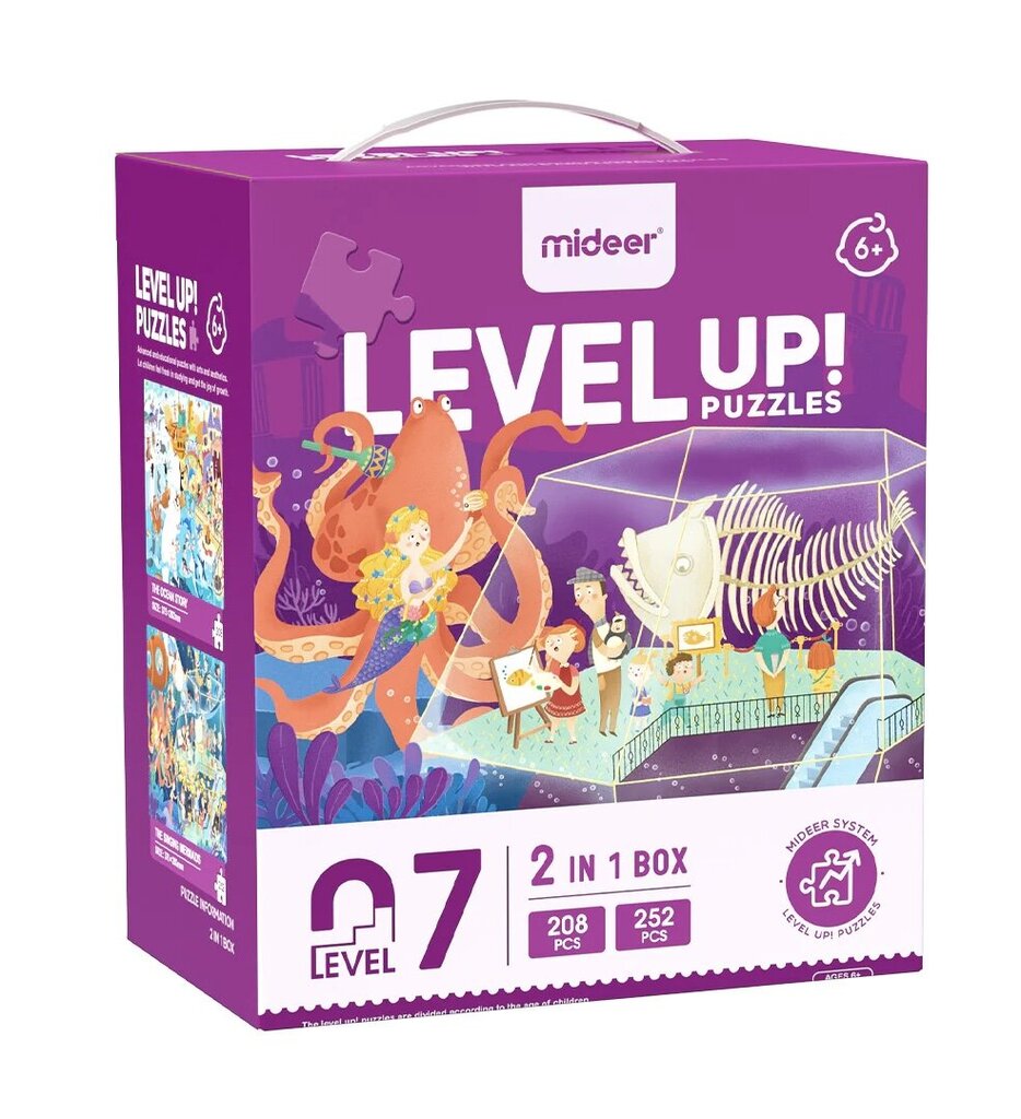 MiDeer Level UP 2-puslede komplekt “Mere Laul”, 7 tase цена и информация | Pusled | kaup24.ee