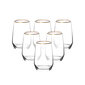 Altom Design klaasid, 450ml, 6 tk hind ja info | Klaasid, tassid ja kannud | kaup24.ee
