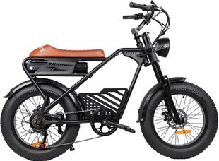 Электровелосипед Tourwheel T3, 20", черный, 250 Вт, 17,5 Ач цена и информация | Электровелосипеды | kaup24.ee