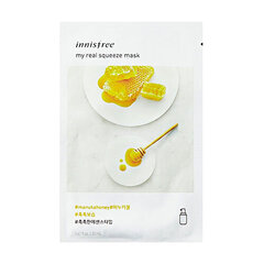 Маска для лица тканевая Innisfree My real squeeze mask Manuka Honey 20 ml цена и информация | Маски для лица, патчи для глаз | kaup24.ee