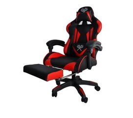 Игровое кресло с подставкой для ног Malatec, черное/красное цена и информация | Офисные кресла | kaup24.ee