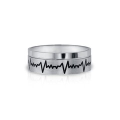 Серебряное (925) кольцо с классическим дизайном, код ah5ss9156, EU-64.5 (~20,5 мм) AH5SS9156EU-64.5 цена и информация | Кольцо | kaup24.ee