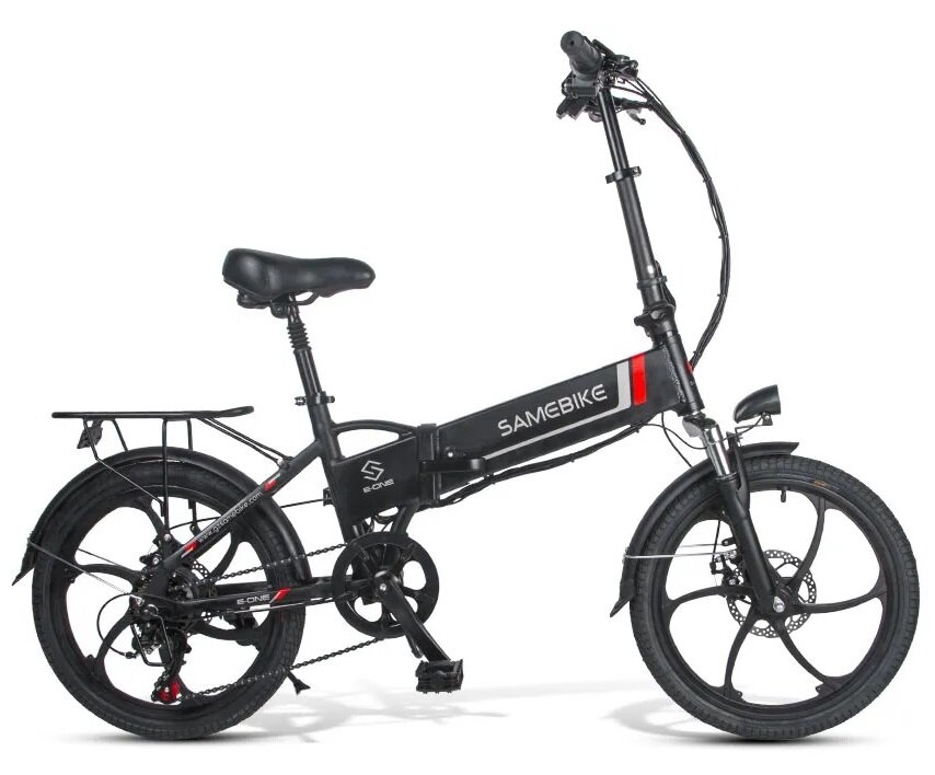 Kokkupandav elektrijalgratas Samebike 20LVXD30 20", must цена и информация | Elektrirattad | kaup24.ee