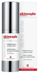 Silmaümbruskreem Skincode Alpine White 15 ml hind ja info | Silmakreemid, seerumid | kaup24.ee