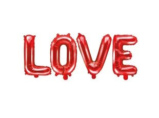 Õhupallide komplekt "Love", punane (140x35 cm) цена и информация | Шары | kaup24.ee