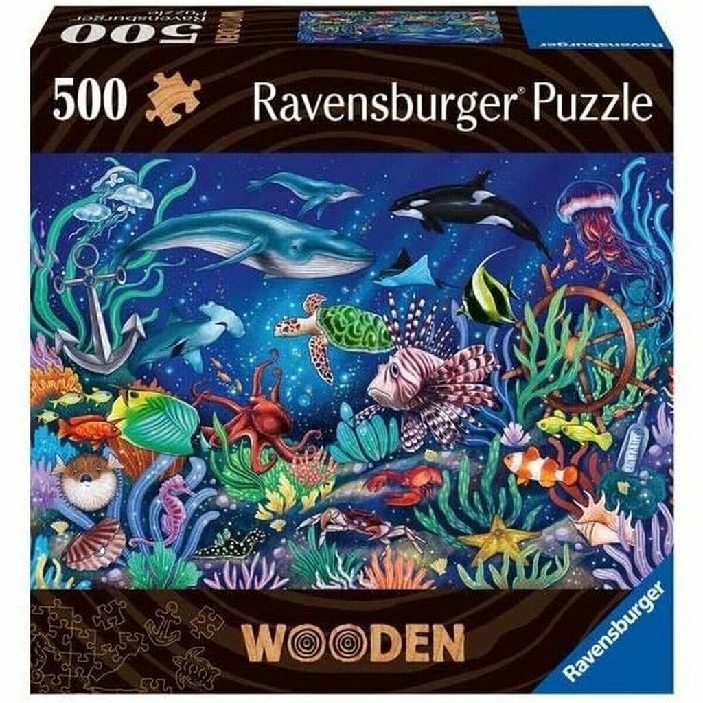 Puidust pusle Ravensburger, 500 tk цена и информация | Pusled | kaup24.ee