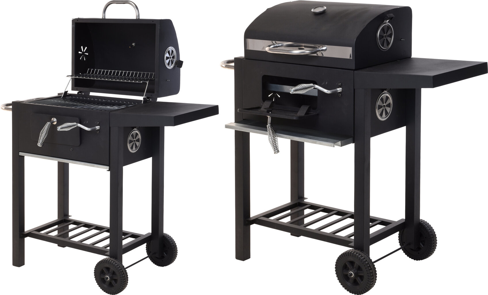 Grill BBQ, 96x36x48,5 cm, must hind ja info | Grillid | kaup24.ee