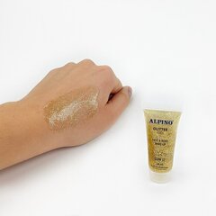 Гель для макияжа Alpino Glitter Gold детский, 14 мл цена и информация | Косметика для мам и детей | kaup24.ee