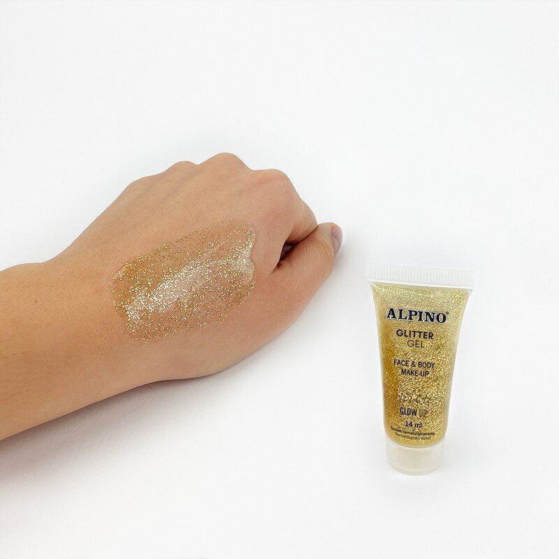 Grimmigeel säraga Alpino Glitter Gold lastele, 14 ml цена и информация | Laste ja ema kosmeetika | kaup24.ee