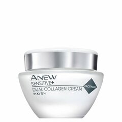 Näokreem Avon Anew Sensitive+ Dual Collagen Cream, 50 ml цена и информация | Кремы для лица | kaup24.ee