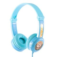 BuddyPhones kids headphones wired Travel (Blue) цена и информация | Наушники | kaup24.ee