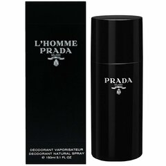 Pihustatav deodorant Prada l'Homme meestele 150 ml hind ja info | Lõhnastatud kosmeetika meestele | kaup24.ee