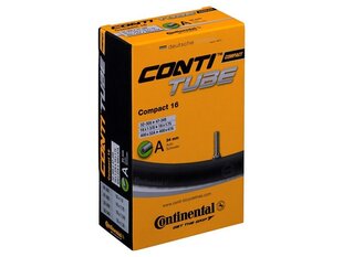 Jalgratta sisekumm Continental Compact Tube 16 Valve Auto 32/47-305/349 цена и информация | Покрышки, шины для велосипеда | kaup24.ee