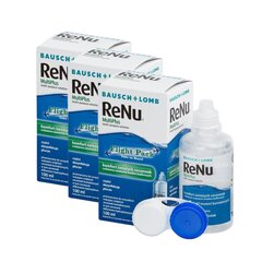Kontaktläätsede hooldusvedelik ReNu MultiPlus, 100ml, 3 tk hind ja info | Läätsevedelikud | kaup24.ee