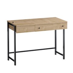 Учебный стол Асир, 100x74x45 см, коричневый/черный цена и информация | Компьютерные, письменные столы | kaup24.ee