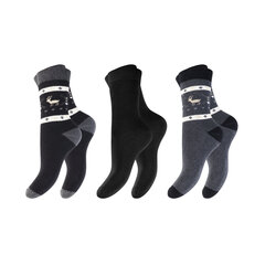 Термоноски женские Footstar Thermo 68306, черные, 3 пары цена и информация | Женские носки | kaup24.ee