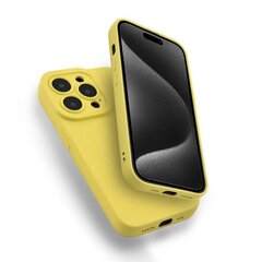 Fusion Softy прочный силиконовый чехол для Apple iPhone 15 желтый цена и информация | Чехлы для телефонов | kaup24.ee