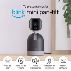 Amazon turvakaamera Blink Mini Pan-Tilt, must hind ja info | Valvesüsteemid, kontrollerid | kaup24.ee