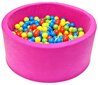 Kuiv lastebassein 200 palliga, roosa цена и информация | Imikute mänguasjad | kaup24.ee