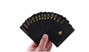 Mängukaardid plastikust, Must hind ja info | Hasartmängud, pokker | kaup24.ee