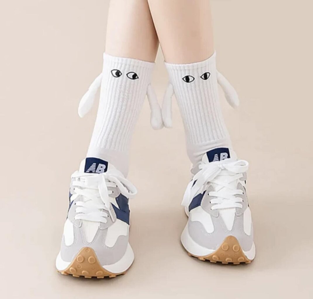 Sokid magnetkätega paaridele TrendySpot, valge hind ja info | Naiste sokid | kaup24.ee