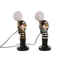 Настольная лампа Home ESPRIT Белый Чёрный Металл Смола 220 V 20 x 16 x 49 cm (2 штук) цена и информация | Настольные лампы | kaup24.ee